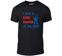 I Have a Little Seaman on My T-Shirt (XX-Large, Black)
