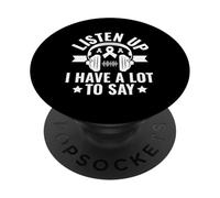 I Have a Lot To Say - Stuttering Awareness PopSockets Adhesive PopGrip