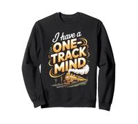I Have a One Track Mind Model Building Scale Models Diorama Sweatshirt