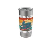 I Have A One Track Mind Retro Steam Locomotive Stainless Steel Insulated Tumbler
