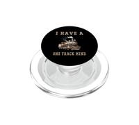 I Have A One Track Mind Train Engine Railroad PopSockets PopGrip for MagSafe