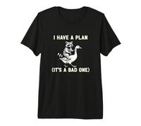 I Have A Plan Its A Bad One Sarcastic Humor Planner Leader Premium T-Shirt