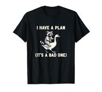 I Have A Plan Its A Bad One Sarcastic Humor Planner Leader Value Graphic T-Shirt