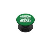 I Have A Retirement Plan On Walking My Beagle Dog PopSockets Adhesive PopGrip