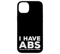 I Have Abs olutely No Idea What I'm Doing Funny Fitness Case for iPhone 14 Plus