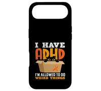 I Have ADHD Im Allowed To Do Weird Things Black Cat Funny Case for iPhone Air