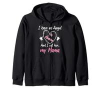 I Have an Angel in Heaven And I Call Her My Mama Memorial Zip Hoodie