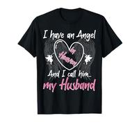 I Have an Angel in Heaven And I Call Him My Husband Memorial T-Shirt