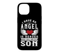 I Have An Angel In Heaven And I Call Him My Son Remembrance Case for iPhone 14