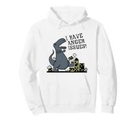 I Have Anger Issues Funny Dinosaur Pullover Hoodie
