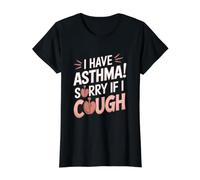 I Have Asthma Value Graphic T-Shirt, Women, Black, S