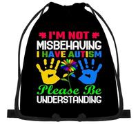 I Have Autism Please Be Understanding Sports Gym Bag Comfort Swimming Backpack Unisex Rucksacks For Men Kids Sport