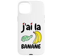 I have Banana Turtle Drawing Fruits Vegetarian Sport Energy Case for iPhone 15 Plus
