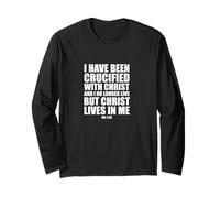 I Have Been Crucified With Christ Galatians 2 20 Long Sleeve T-Shirt
