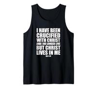 I Have Been Crucified With Christ Galatians 2 20 Tank Top