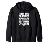 I Have Been Crucified With Christ Galatians 2 20 Zip Hoodie