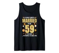 I Have Been Married for 59 Years 59Th Wedding Anniversary Tank Top