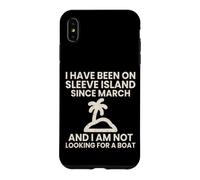 I Have Been On Sleeve Island Since March Funny Knitting Case for iPhone XS Max