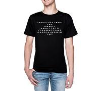 I Have Brought Peace Freedom Justice and Security Men T-Shirt Black Round Neck M