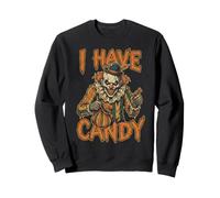 I Have Candy Scary Clown Halloween Vintage Circus Creepy Sweatshirt