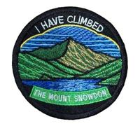 I Have Climbed The Mount Snowdon Fully Embroidered Sew/Iron on Patch