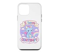 I Have Contempt Cute Kawaii Dragon Sarcastic Mood Art Case for iPhone 12 mini