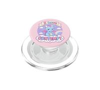 I Have Contempt Cute Kawaii Dragon Sarcastic Mood Art Pink PopSockets PopGrip for MagSafe