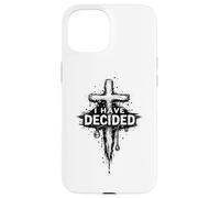 I have decided christian faith cross baptism faith Case for iPhone 15
