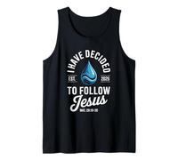 I Have Decided to Follow Jesus 2026 Baptism Tank Top