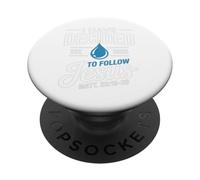 I Have Decided to Follow Jesus Baptism Christian Bible Verse PopSockets Adhesive PopGrip