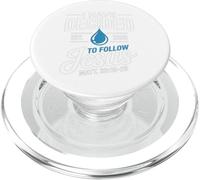 I Have Decided to Follow Jesus Baptism Christian Bible Verse PopSockets PopGrip for MagSafe