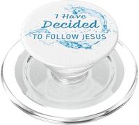 I have Decided to Follow Jesus: Christian Faith Baptism PopSockets PopGrip for MagSafe