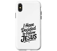 I Have Decided To Follow Jesus Inspirational Faith Case for iPhone X/XS