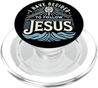 I Have Decided To Follow Jesus Shirt 2024 Baptized Baptism PopSockets PopGrip for MagSafe