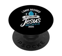 I Have Decided To Follow Jesus Shirt 2026 Baptized Baptism PopSockets Adhesive PopGrip