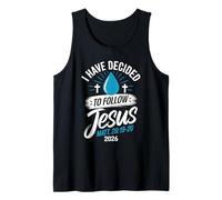 I Have Decided to Follow Jesus Shirt 2026 Baptized Baptism Tank Top