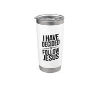 I Have Decided to Follow Jesus Stainless Steel Insulated Tumbler