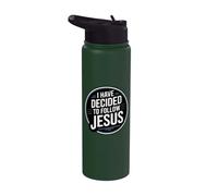 I Have Decided to Follow Jesus Stainless Steel Insulated Water Bottle