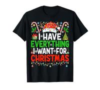 I Have Everything I Need Couples Pajamas Christmas Couple T-Shirt
