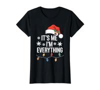 I Have Everything I Want for Christmas Its Me I'm Everything Value Graphic T-Shirt, Women, Black, M