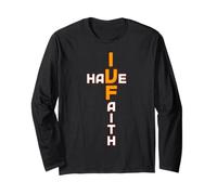 I Have Faith in IVF in Vitro Fertilization Infertility Month Long Sleeve T-Shirt