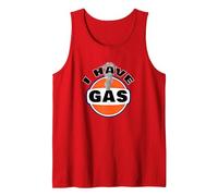 I Have Gas Tank Top, Men, Red, Large