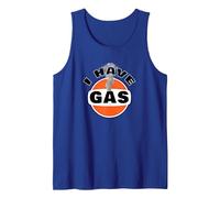 I Have Gas Tank Top, Men, Royal Blue, Small