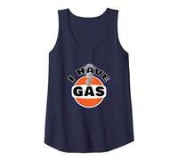 I Have Gas Tank Top, Women, Navy Blue, Small