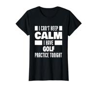 I Have Golf Practice Funny Saying Golfer Value Graphic T-Shirt, Women, Black, XL