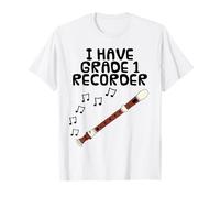 I Have Grade 1 Recorder, Music Exam Musician Funny T-Shirt