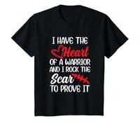 I Have Heart Of Warriors & I Rock The Scar CHD Awareness T-Shirt