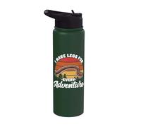 I Have Legs for Every Adventure Entomologist Zoologist Stainless Steel Insulated Water Bottle