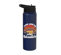 I Have Legs for Every Adventure Entomologist Zoologist Stainless Steel Insulated Water Bottle