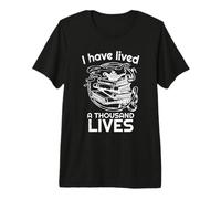 I Have Lived a Thousand Lives Tshirt | for Bibliophiles Premium T-Shirt
